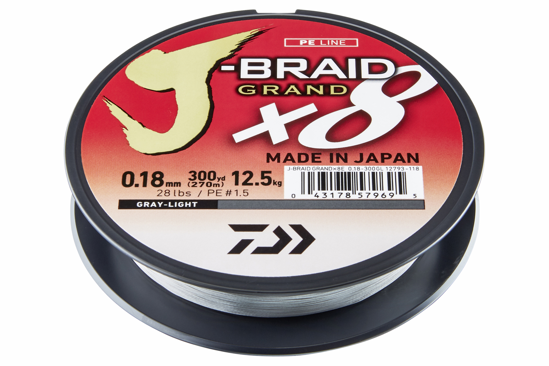 Daiwa J-BRAID x8 GRAND Braided Line