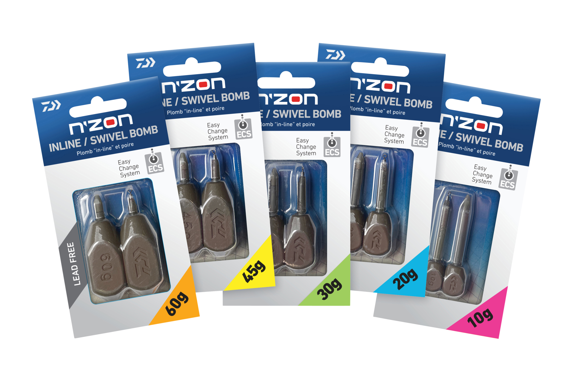 N'Zon Inline Swivel Bomb <span>| Feeder lead</span> N'Zon Inline Swivel Bomb <span>| Feeder lead</span>