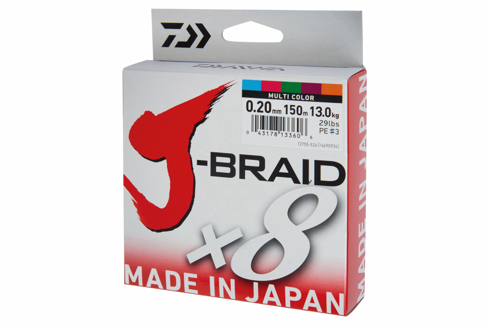 J-Braid X8 <span>| Geflochtene Schnur | multi-color</span>