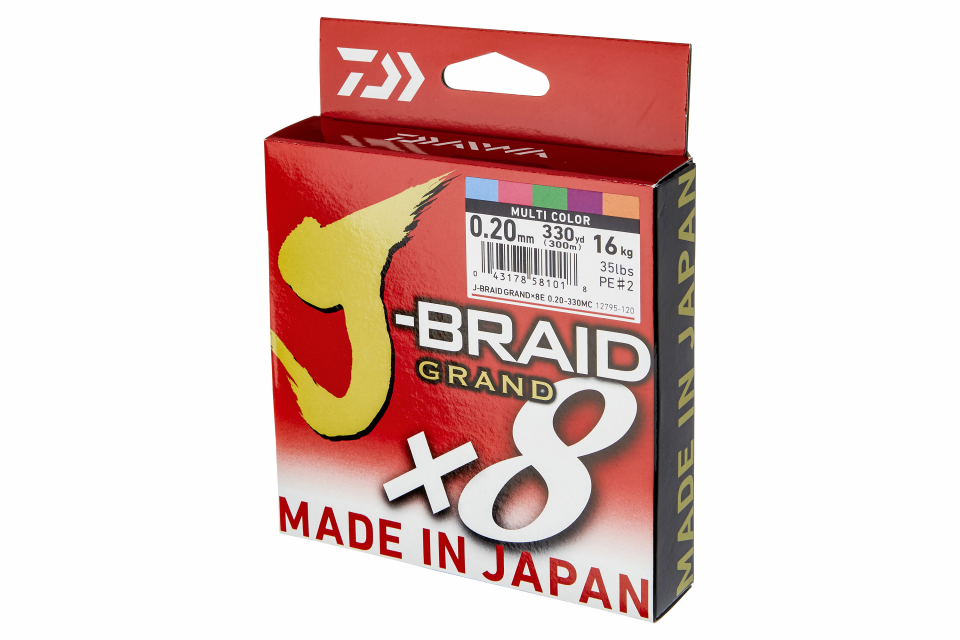 J-Braid Grand X8 <span>| Braided line | multi-color</span>