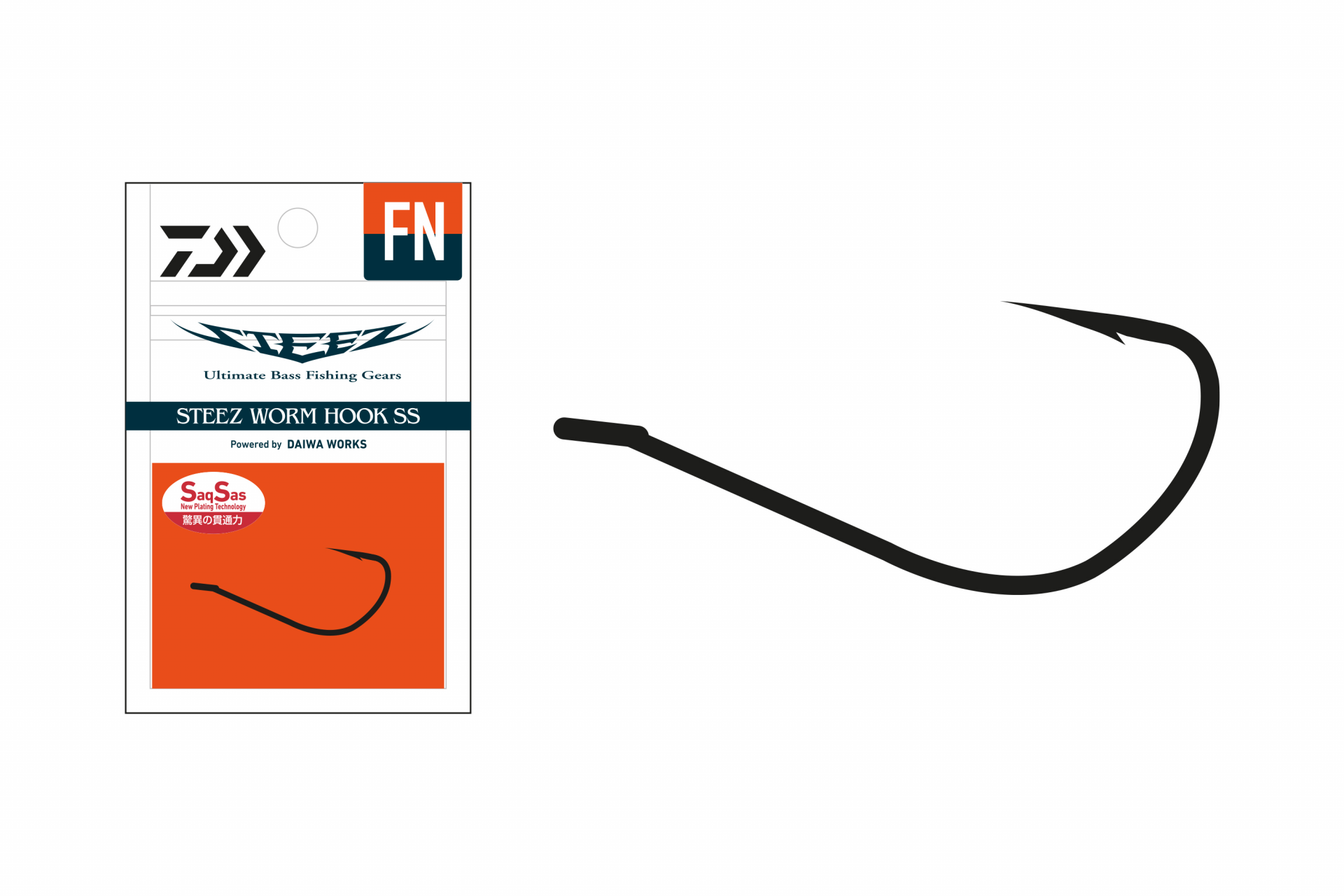 Steez Worm Hook <span>| Finesse Einzelhaken</span>