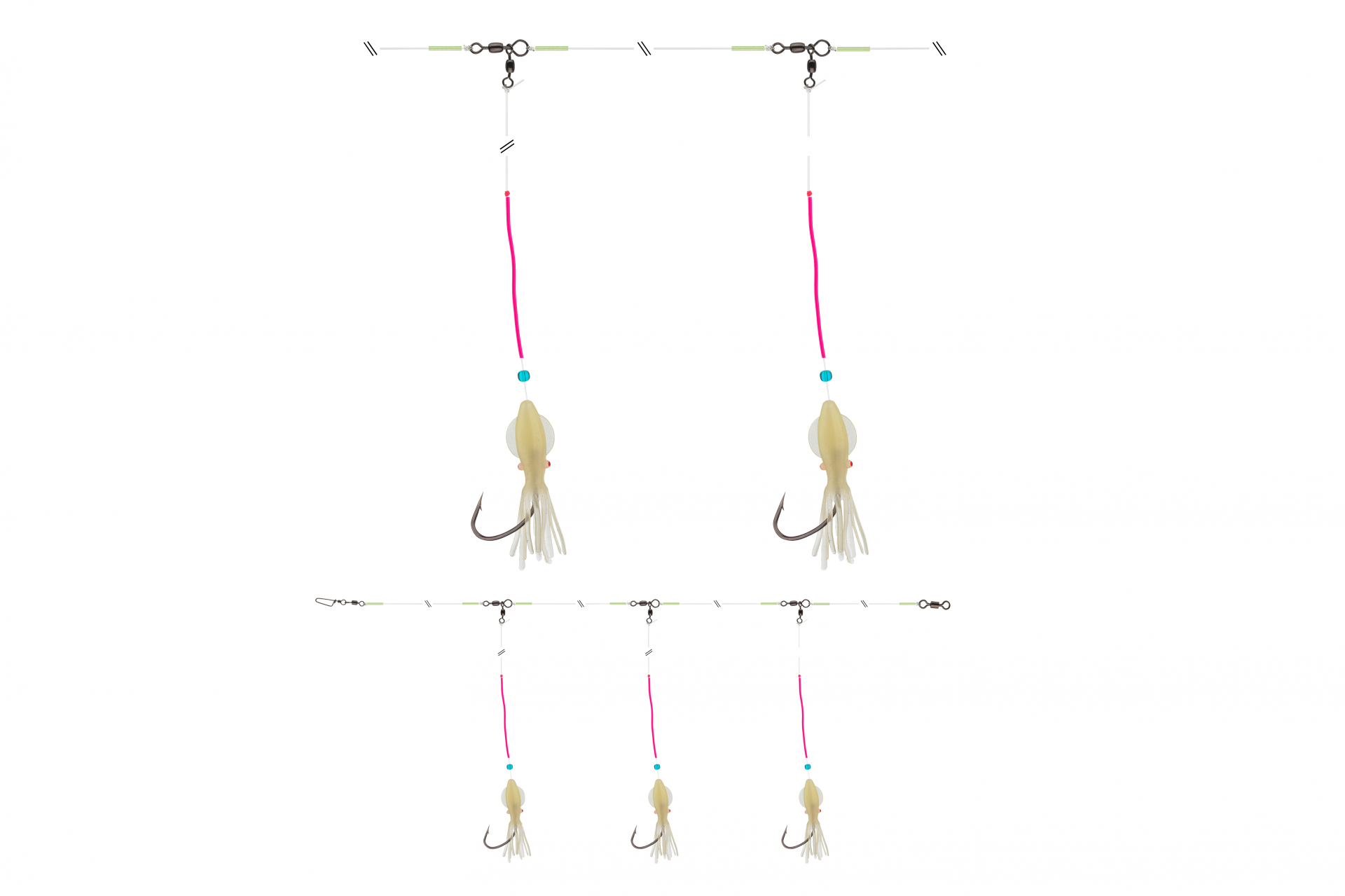 GrandWave Deadbait Rig <span>| super-strong | white</span>