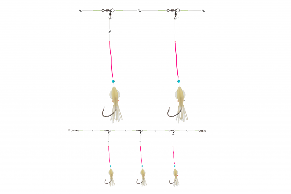 GrandWave Deadbait Rig <span>| super-strong | white</span>