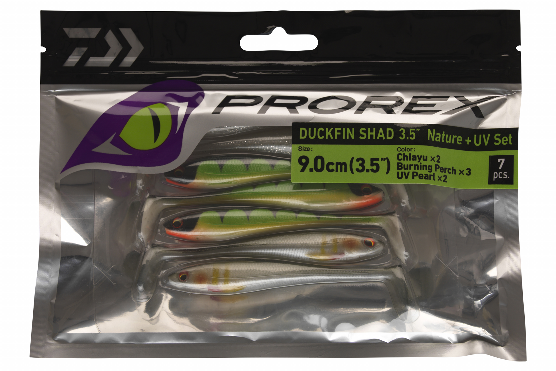 Prorex Duckfin Shad | UV & Nature Set <span>| Gummifisch-Sortiment</span>