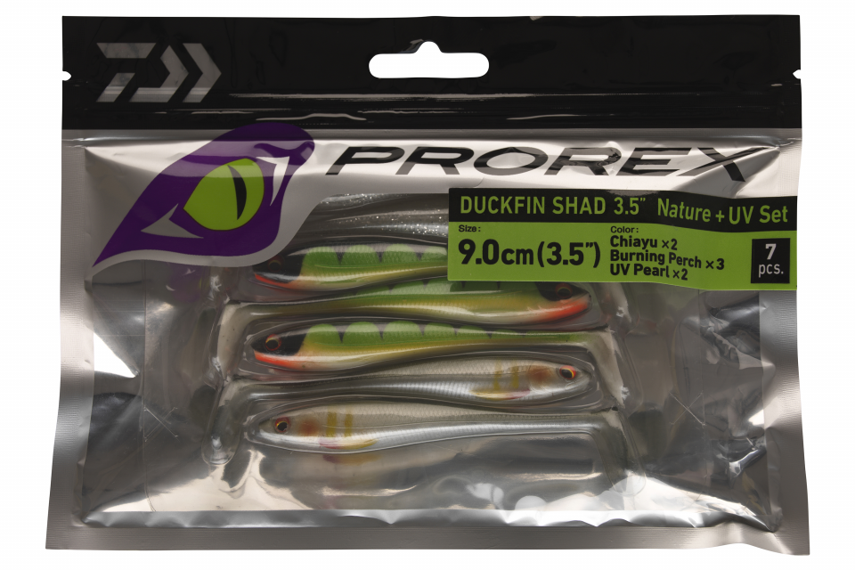 Prorex Duckfin Shad | UV & Nature Set <span>| Soft shad assortment</span>