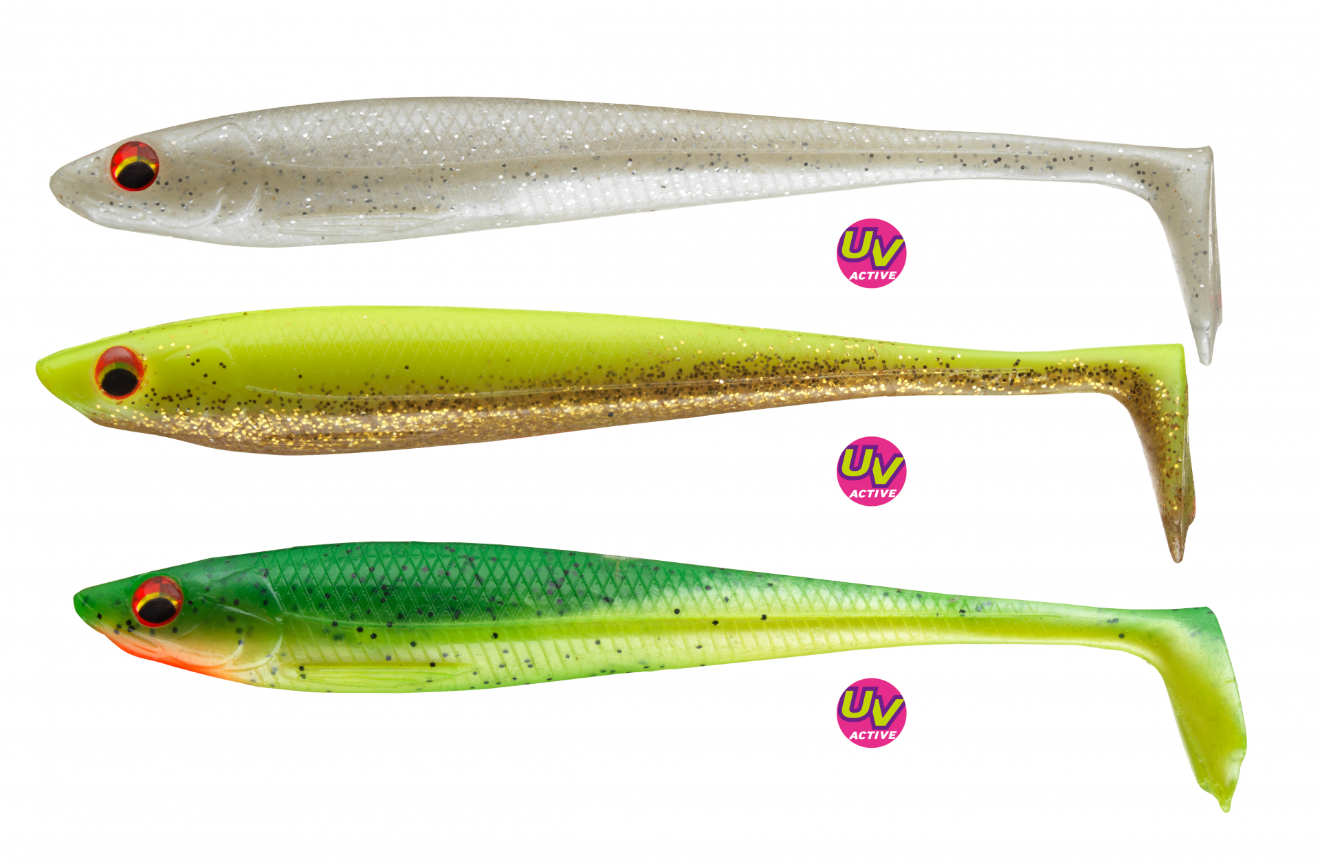 Prorex Duckfin Shad | UV Set <span>| Soft shad assortment</span>