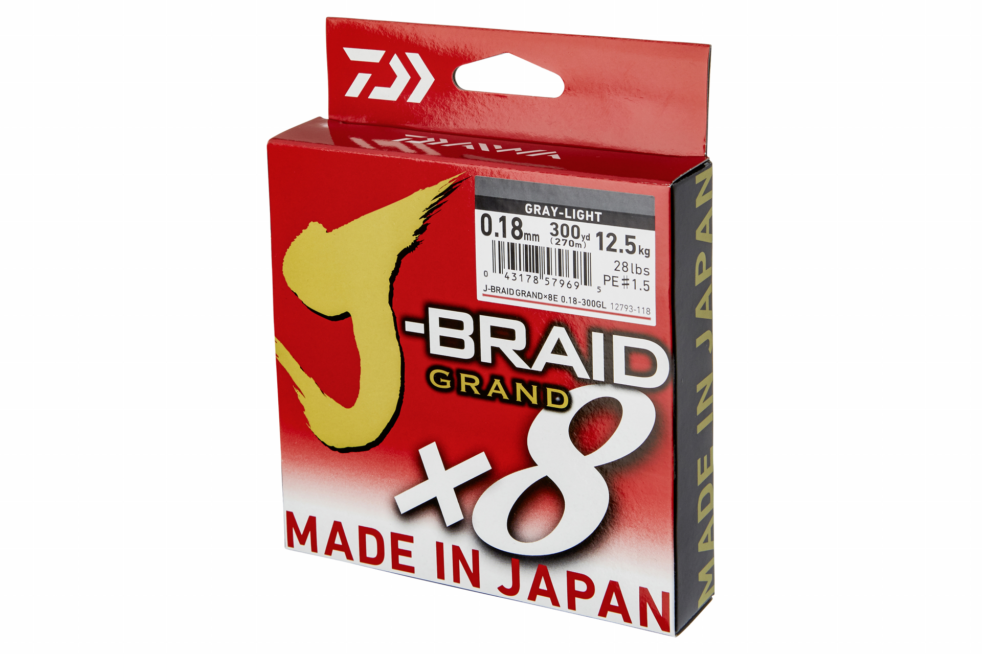 J-Braid Grand X8 <span>| Braided line | light grey</span>